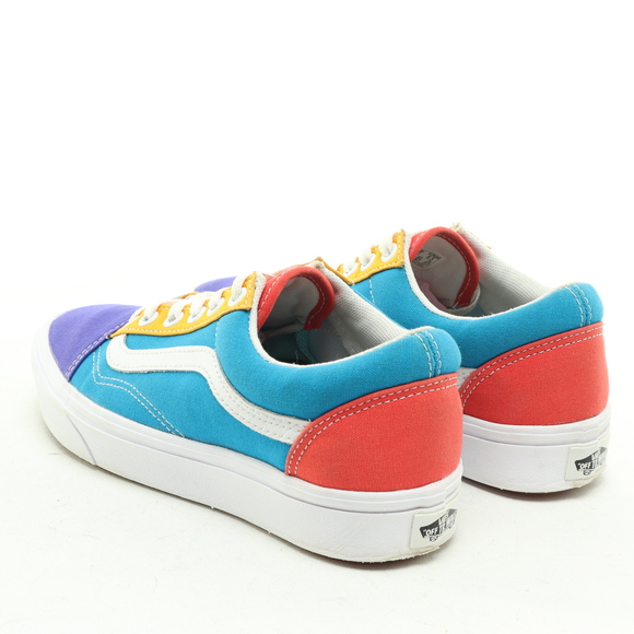 Vans Comfycush Multi Color Sneakers Women 6.5 Purple/Red Canvas Like New - Picture 7 of 16